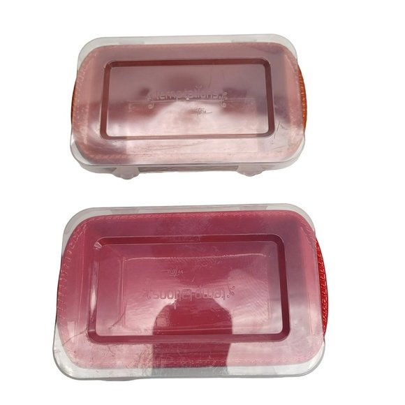 Temptations Holiday Bakers Loaf Pans Red Green Orange Yellow by Tara PD027 - Picture 4 of 8